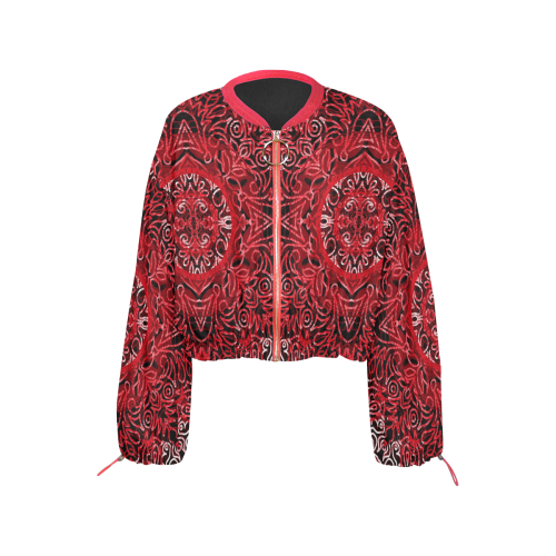 labytinthe 8 Cropped Chiffon Jacket for Women (Model H30)