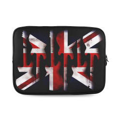 Union Jack British UK Flag Guitars Custom Laptop Sleeve 14''