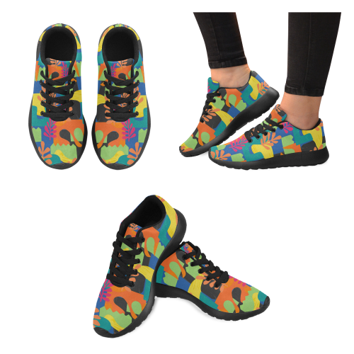 Abstract Nature Pattern Women's Running Shoes/Large Size (Model 020)