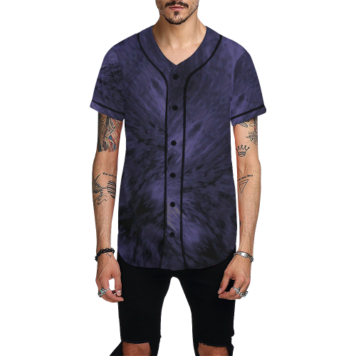 CAWCAW All Over Print Baseball Jersey for Men (Model T50)