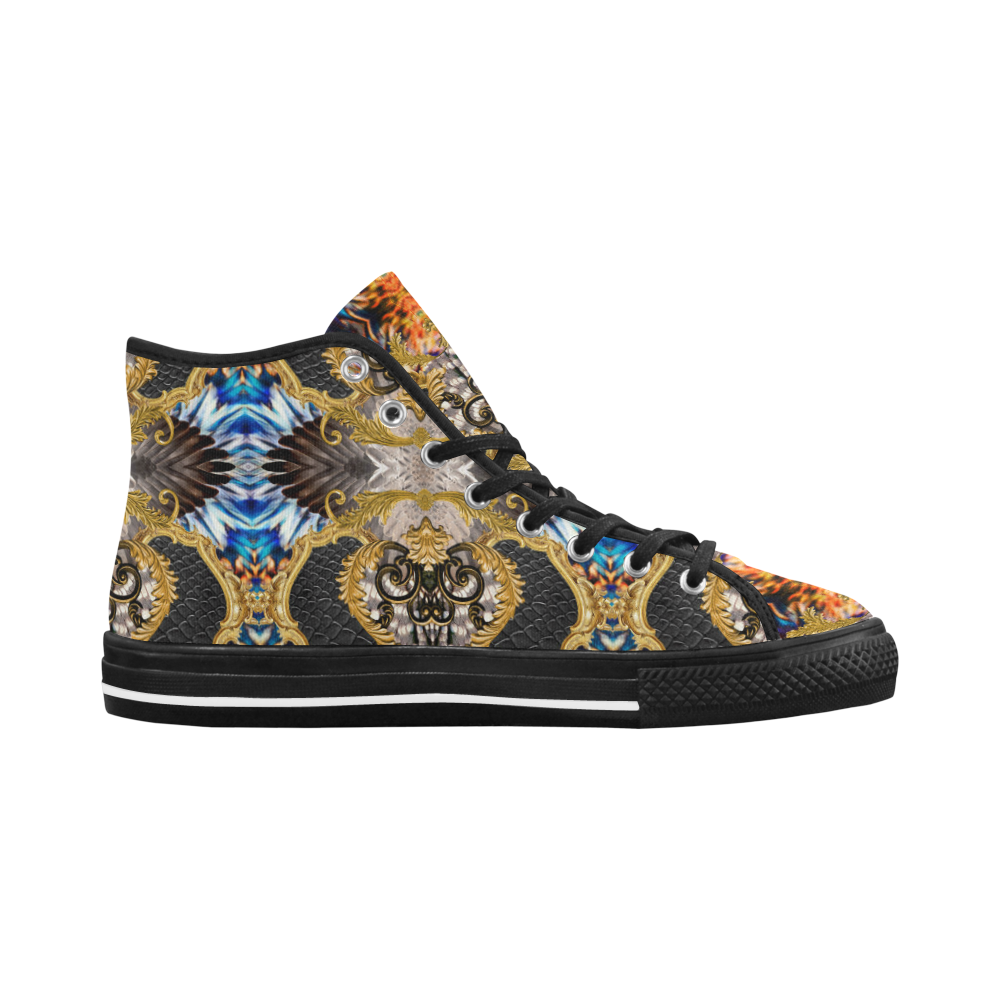 Luxury Abstract Design Vancouver H Men's Canvas Shoes (1013-1)