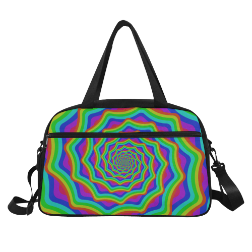 Spiral rainbow Fitness Handbag (Model 1671)