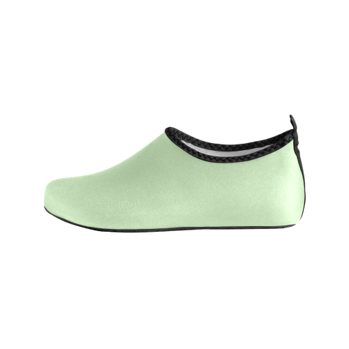 color tea green Men's Slip-On Water Shoes (Model 056)