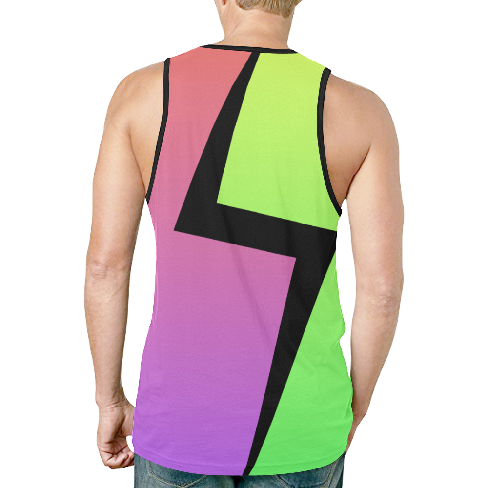 Two-Tone Ombre New All Over Print Tank Top for Men (Model T46)