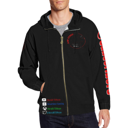 Ziper hoodie AirTime All Over Print Full Zip Hoodie for Men/Large Size (Model H14)