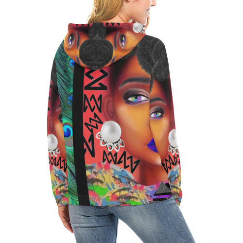 anoiting artsadd 7 All Over Print Hoodie for Women (USA Size) (Model H13)