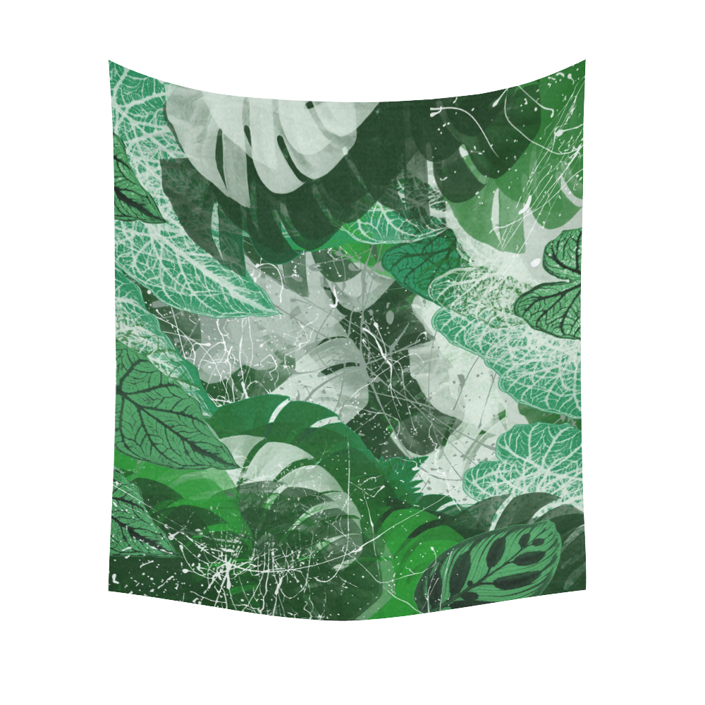 Tropicalia Cotton Linen Wall Tapestry 51"x 60"