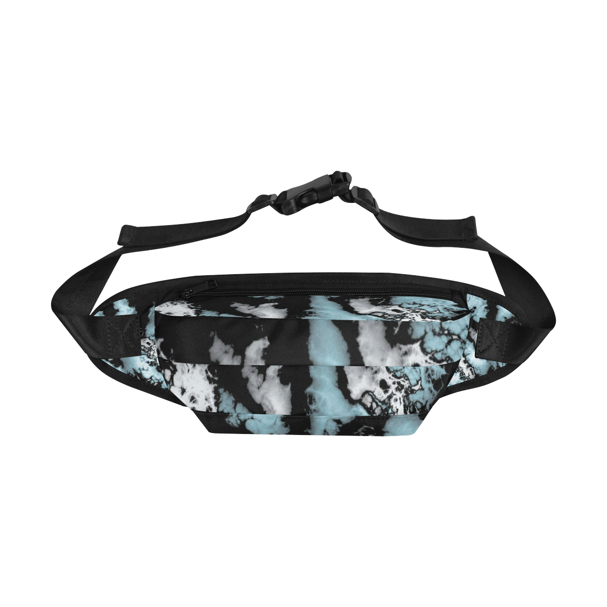 Winter Fractal 4 by JamColors Fanny Pack/Large (Model 1676)