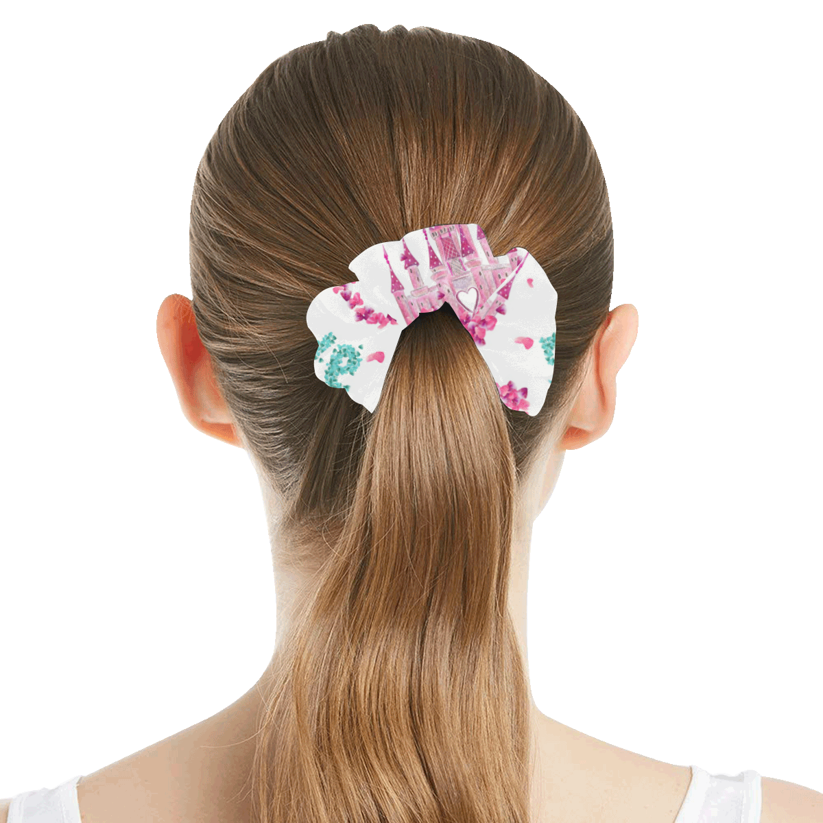 mickeylove1hairtie All Over Print Hair Scrunchie