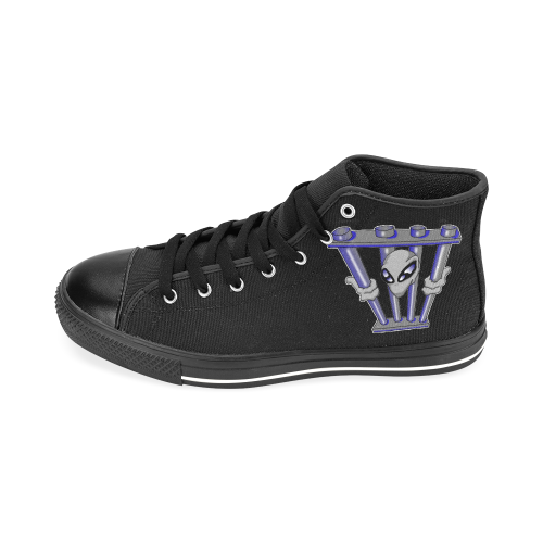 Area 51 ss Men’s Classic High Top Canvas Shoes /Large Size (Model 017)