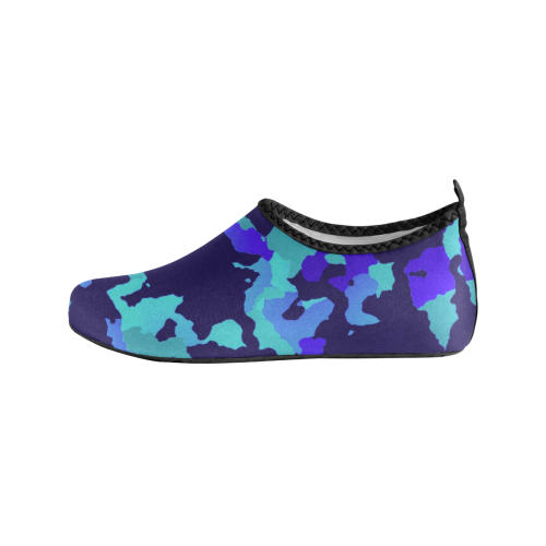 new modern camouflage D by JamColors Women's Slip-On Water Shoes (Model 056)
