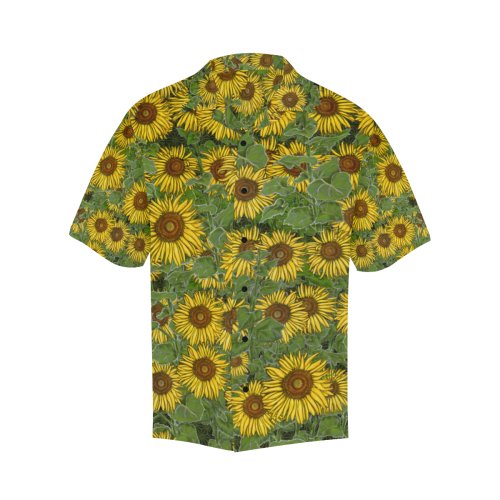 Sunflower Field Hawaiian Shirt (Model T58)