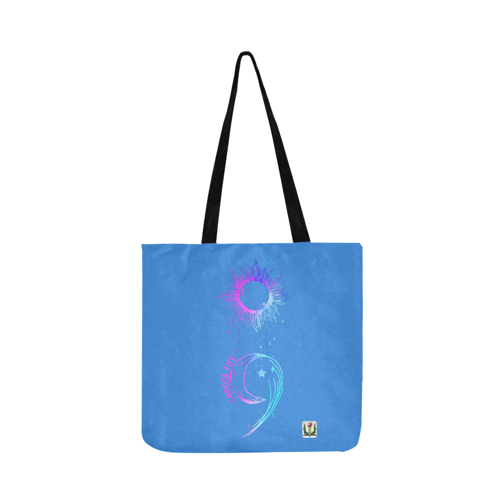 FD's Suicide Collection-  Choose Life Tote Bag 53086 Reusable Shopping Bag Model 1660 (Two sides)