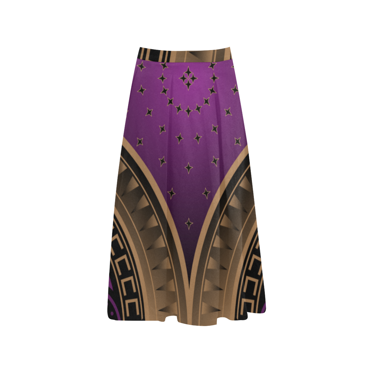 Horse War Shield (Purple) Aoede Crepe Skirt (Model D16)