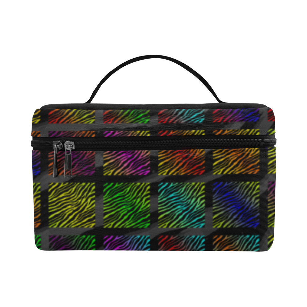 Ripped SpaceTime Stripes Collection Lunch Bag/Large (Model 1658)