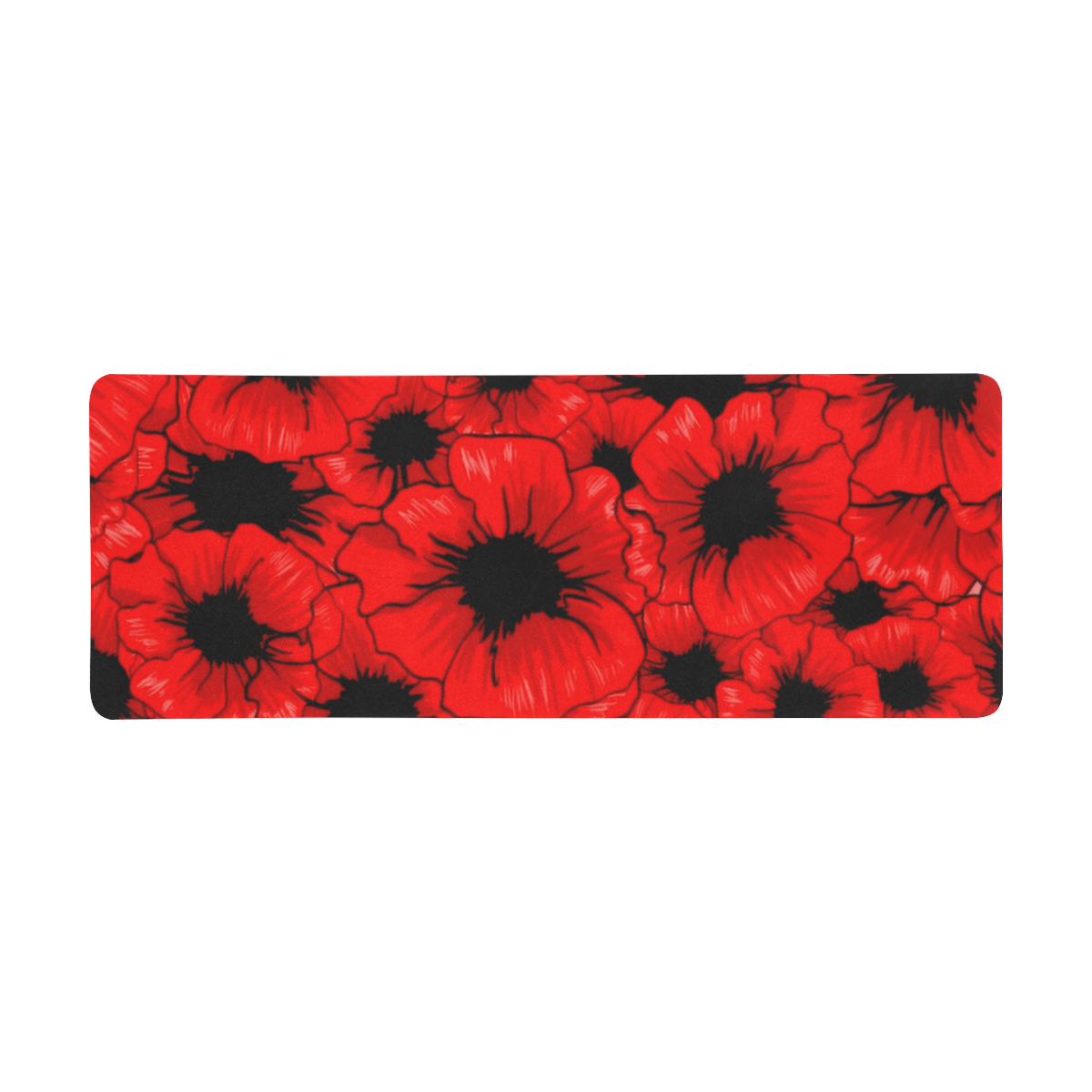 Hibiscus Flowers Gaming Mousepad (31"x12")