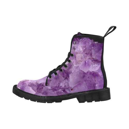 Chill Amethyst Boots Martin Boots for Women (Black) (Model 1203H)