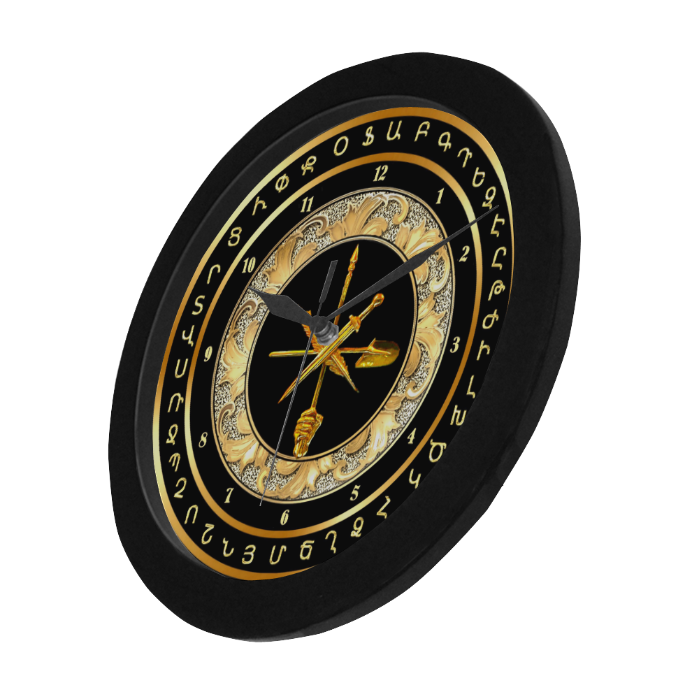 Armenian Zenatrosh Circular Plastic Wall clock