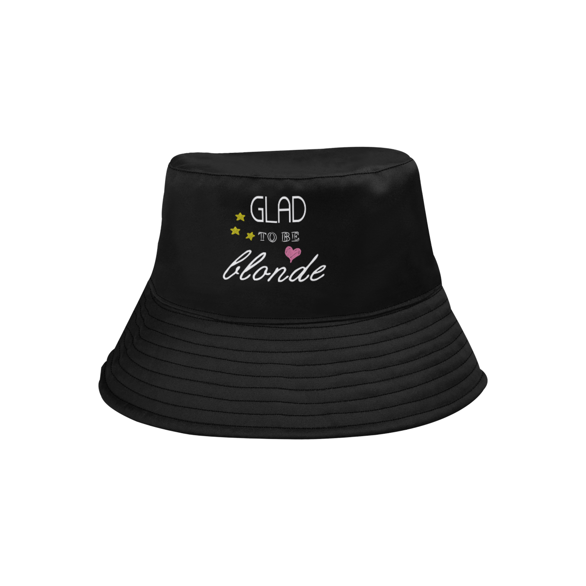 Glad To Be Blonde All Over Print Bucket Hat