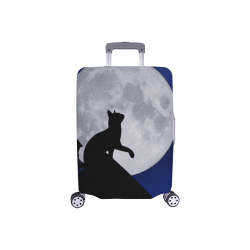 Moon Cat Luggage Cover/Small 18"-21"