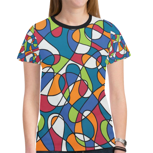 Inspiration New All Over Print T-shirt for Women (Model T45)