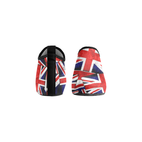 Union Jack British UK Flag Men's Slip-On Water Shoes (Model 056)