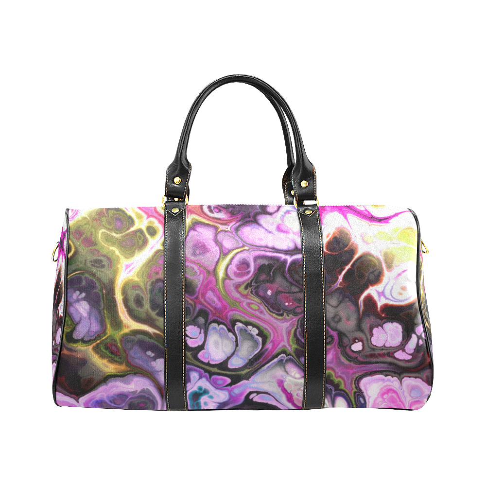 Colorful Marble Design New Waterproof Travel Bag/Small (Model 1639)