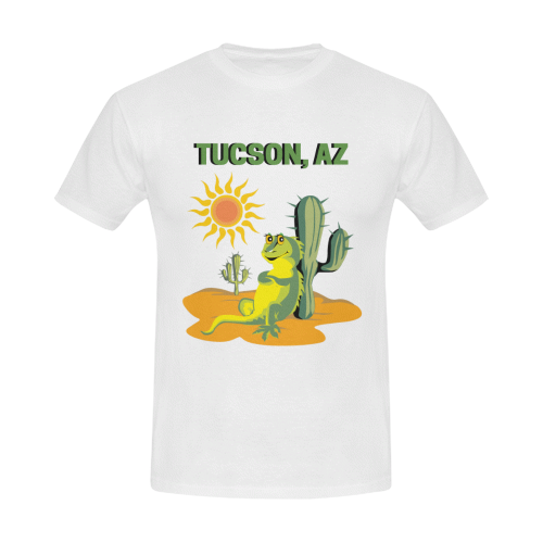 Tucson, Arizona Men's T-Shirt in USA Size (Front Printing Only)