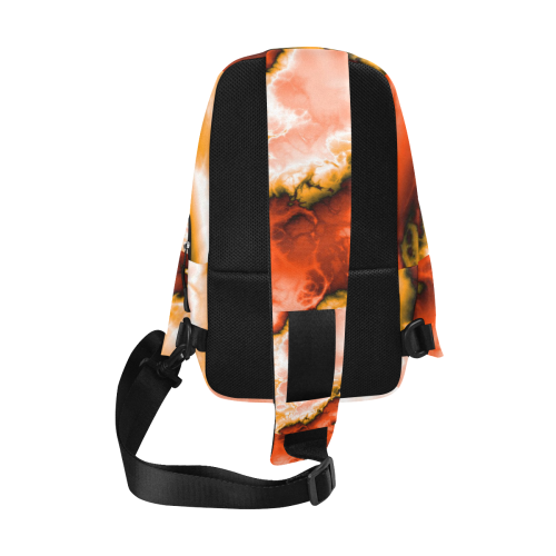 Winter Fractal 6 by JamColors Chest Bag (Model 1678)