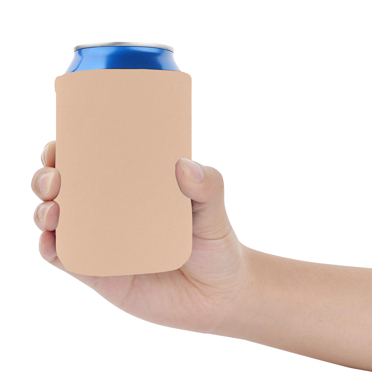 color apricot Neoprene Can Cooler 4" x 2.7" dia.
