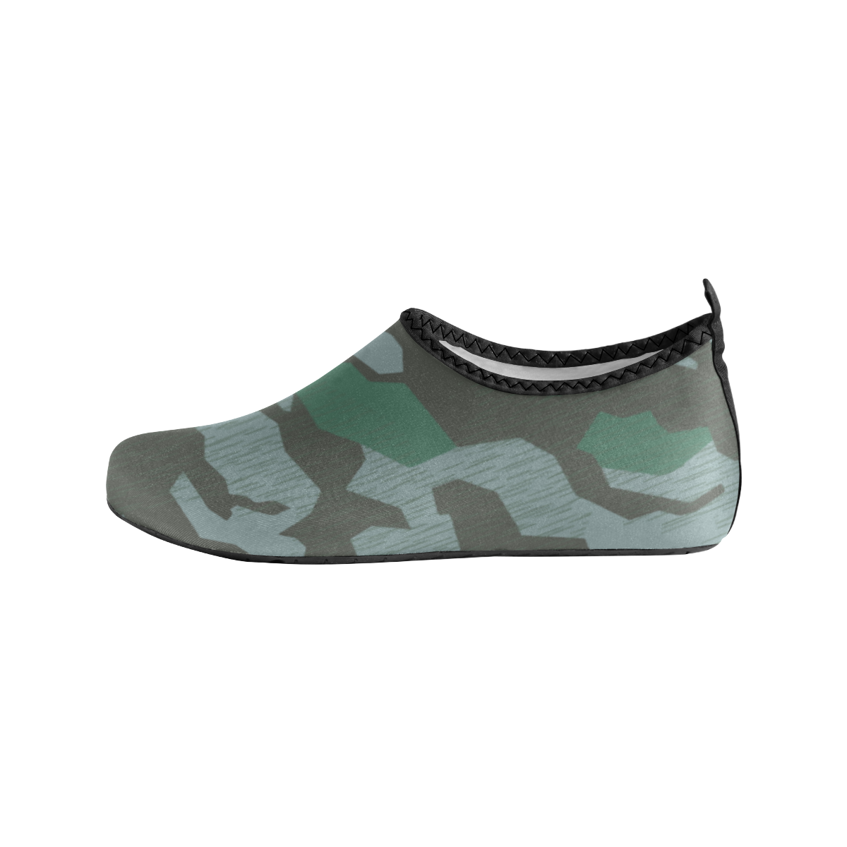Germany WWII Splittermuster 41 Luft camouflage Men's Slip-On Water Shoes (Model 056)