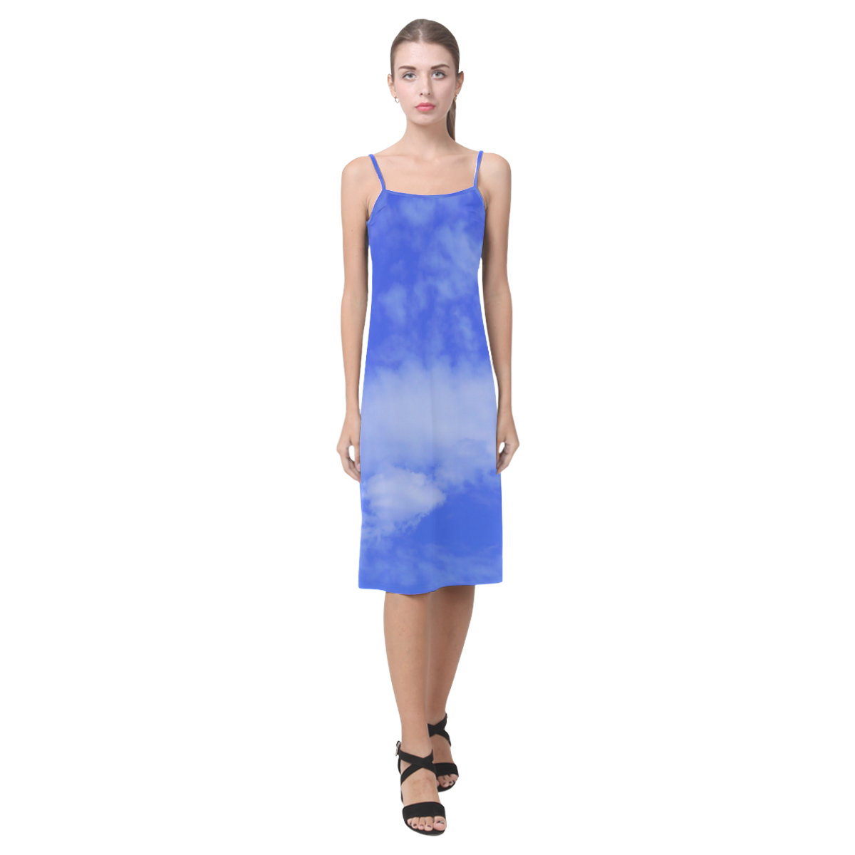 Blue Clouds Alcestis Slip Dress (Model D05)
