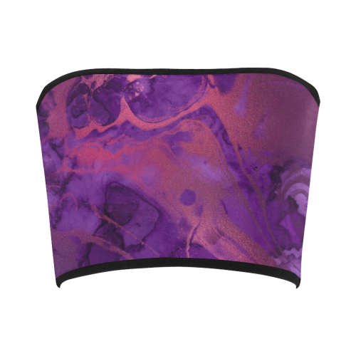 FD's Purple Marble Collection- Women's Purple Marble Badeau Top 53086 Bandeau Top
