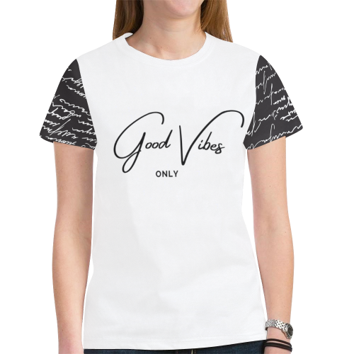 T shirt Graffiti 3 GV New All Over Print T-shirt for Women (Model T45)