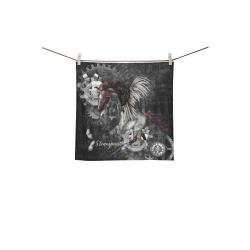 Aweswome steampunk horse with wings Square Towel 13“x13”