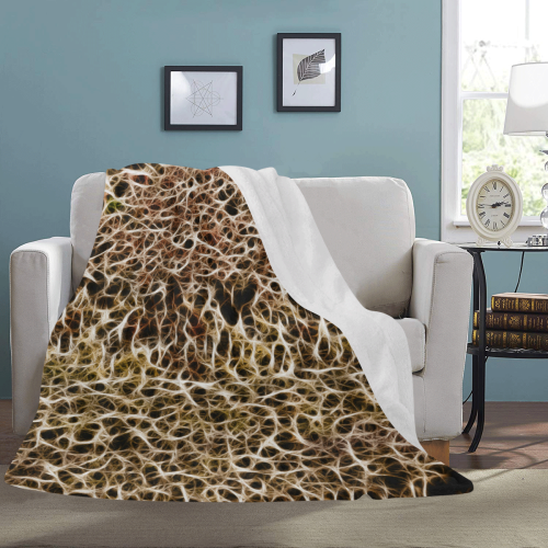 Misty Fur Coral - Jera Nour Ultra-Soft Micro Fleece Blanket 60"x80"