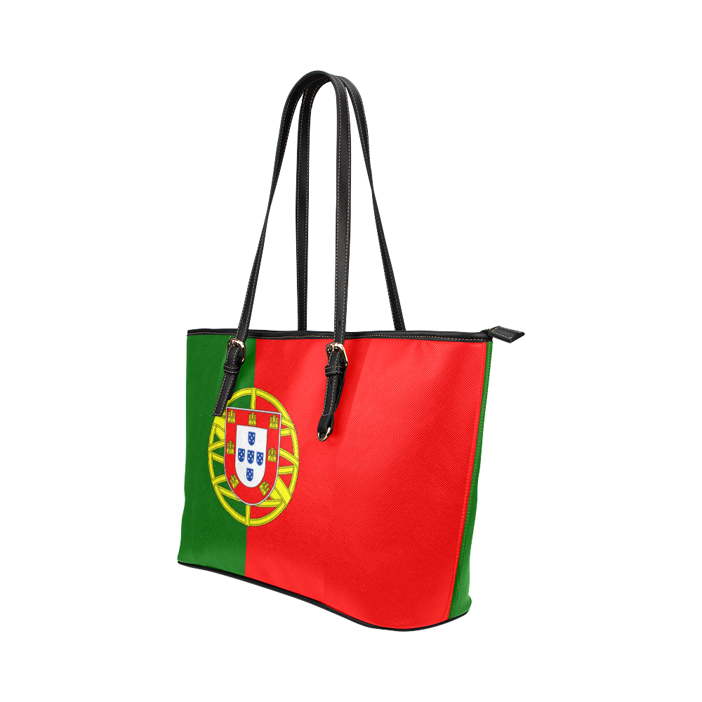 PORTUGAL Leather Tote Bag/Large (Model 1651)
