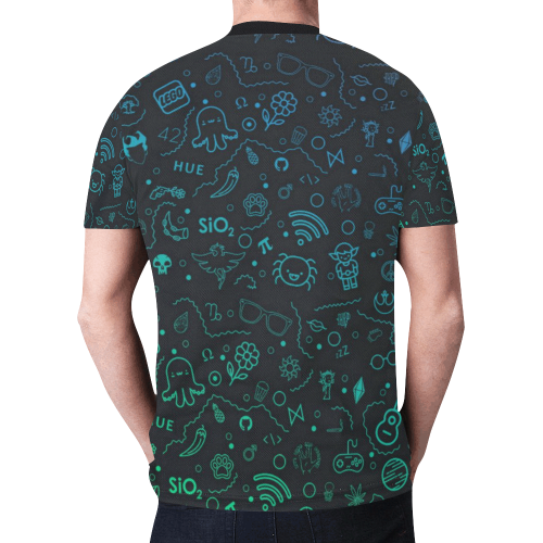 Gamer Fuel Dark New All Over Print T-shirt for Men (Model T45)