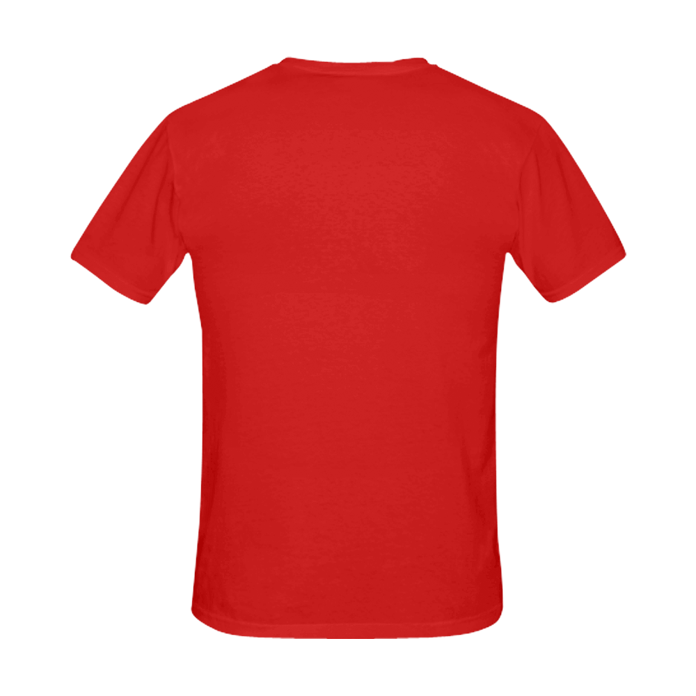Red T-Shirt All Over Print T-Shirt for Men (USA Size) (Model T40)
