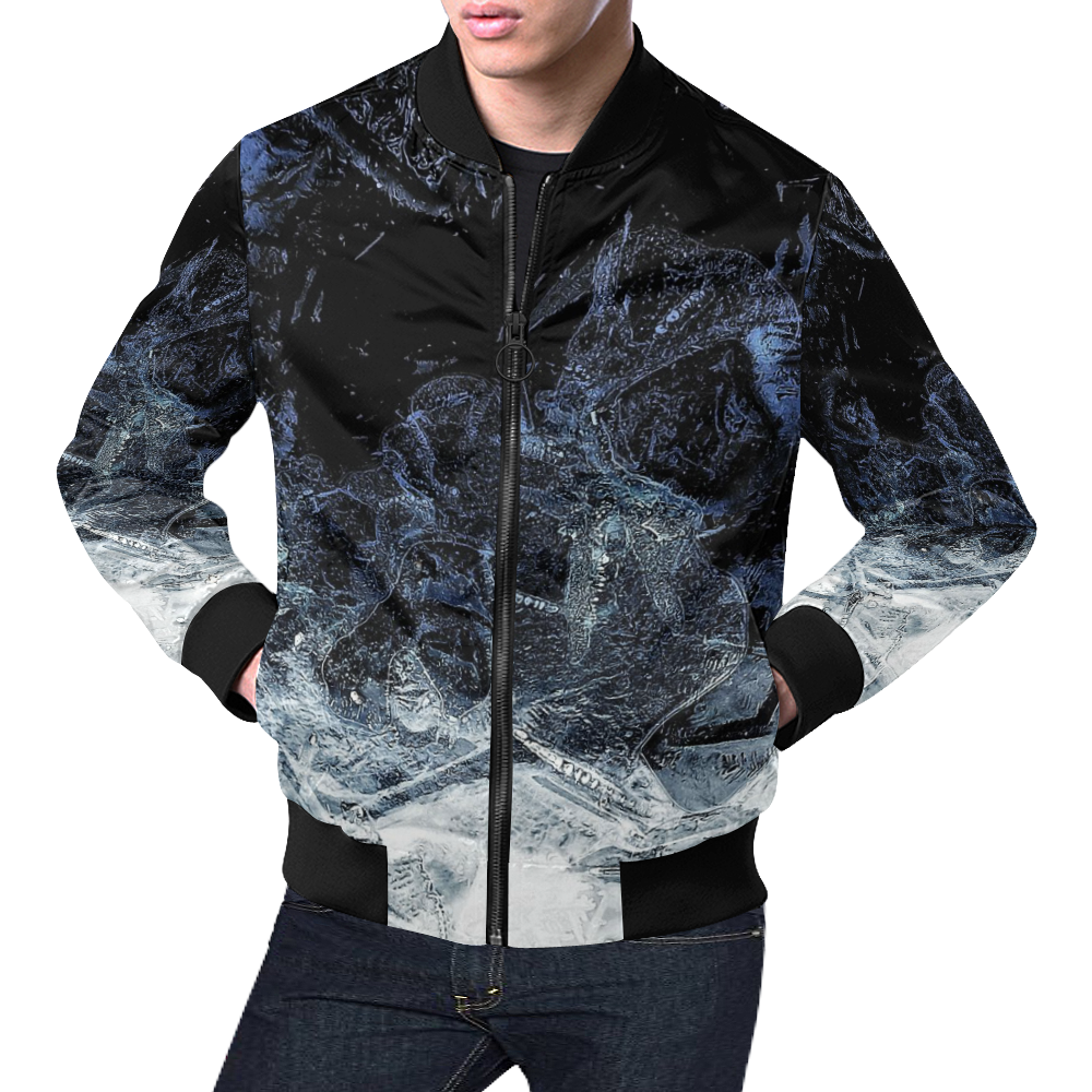 oil_a All Over Print Bomber Jacket for Men (Model H19)