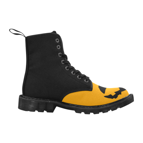 jackolanternorange Martin Boots for Women (Black) (Model 1203H)