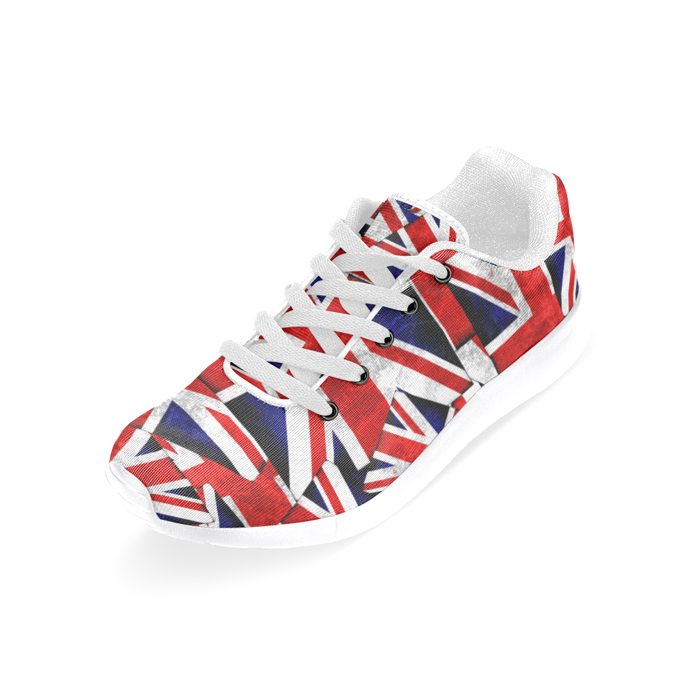 Union Jack British UK Flag Men’s Running Shoes (Model 020)