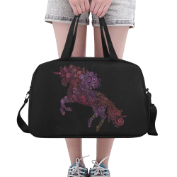 3d Psychedelic Unicorn Fitness Handbag (Model 1671)