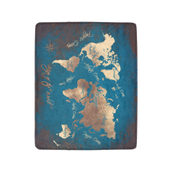 world map #map #worldmap Ultra-Soft Micro Fleece Blanket 40"x50"