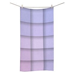 Glass Mosaic Blue Violet Orange Pattern Bath Towel 30"x56"