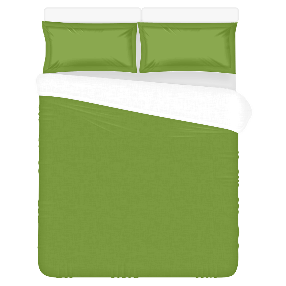 color olive drab 3-Piece Bedding Set