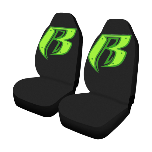 Green RR Car Seat Covers (Set of 2)