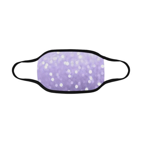 Ultra violet purple sparkly bokeh Mouth Mask