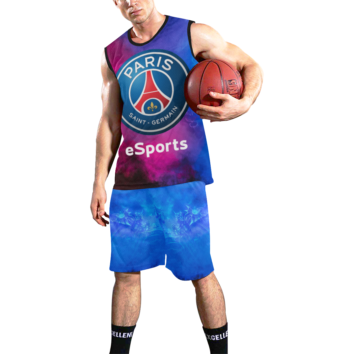 psg All Over Print Basketball Uniform