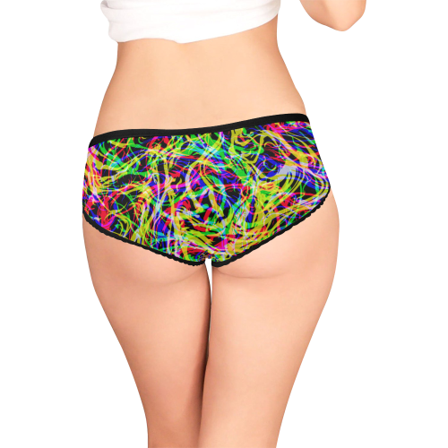 colorful abstract pattern Women's All Over Print Girl Briefs (Model L14)